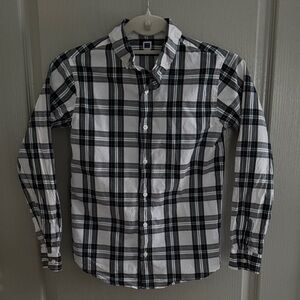 Janie & Jack Green and White Plaid Shirt - boys, preppy, classic, photo